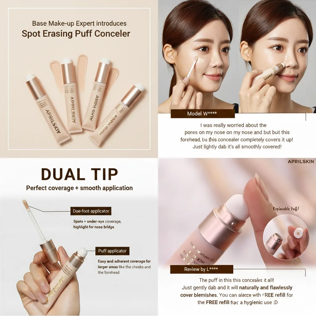 Aprilskin concealer campaign concept